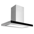 Caple Zi922 - Stainless Steel &amp; Black 90cm Island Extractor Hood - 581m³/h - B energy