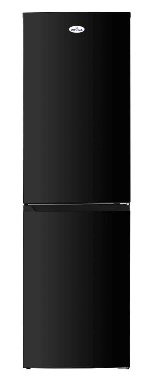 Iceking IK5050BK - Black Freestanding Frost Free Fridge Freezer - E energy
