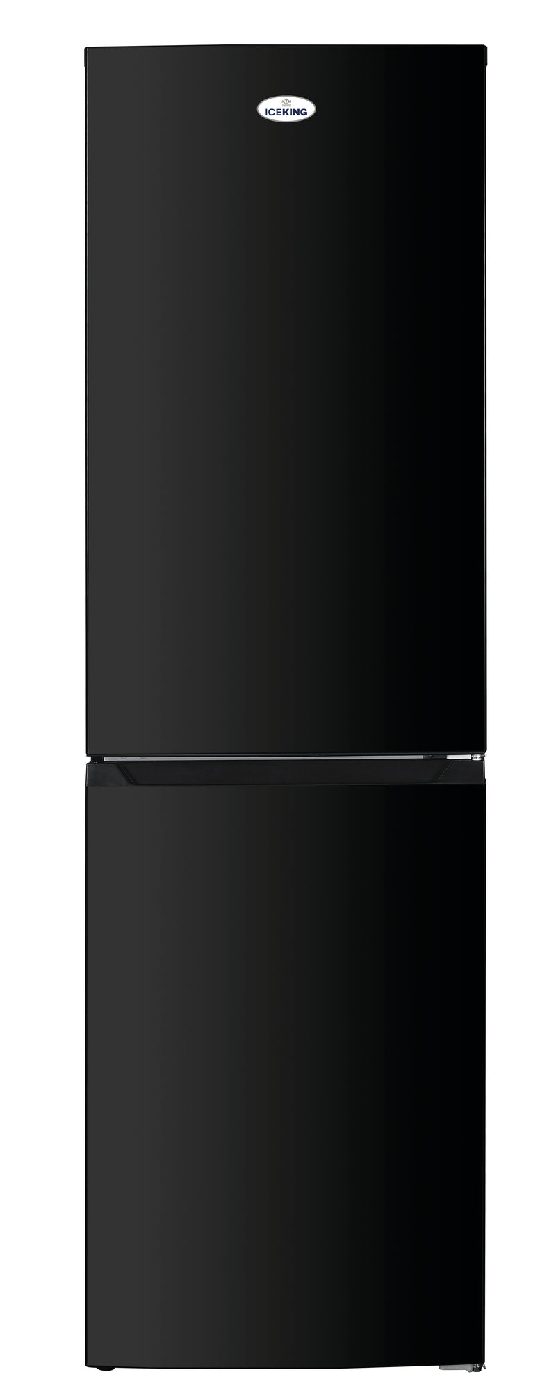 Iceking IK5050BK - Black Freestanding Frost Free Fridge Freezer - E energy
