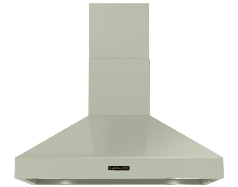Rangemaster RDLXHD100PMNT/AB1 100 Deluxe Cooker Hood – Mint / Antique Brass