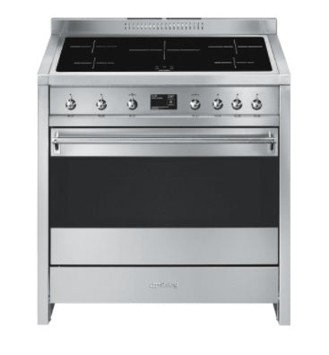 Smeg A1PYID-9 - Stainless steel 5 Zone Dual Fuel Cooker - A+ energy