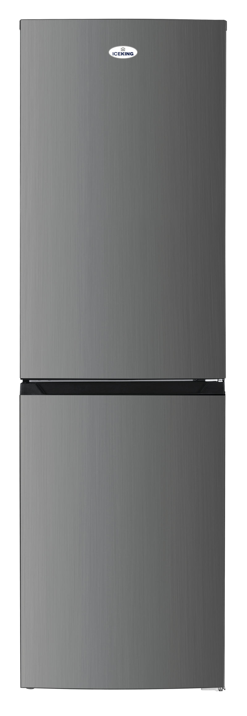 Iceking IK5050IX - Inox Freestanding Frost Free Fridge Freezer - E energy