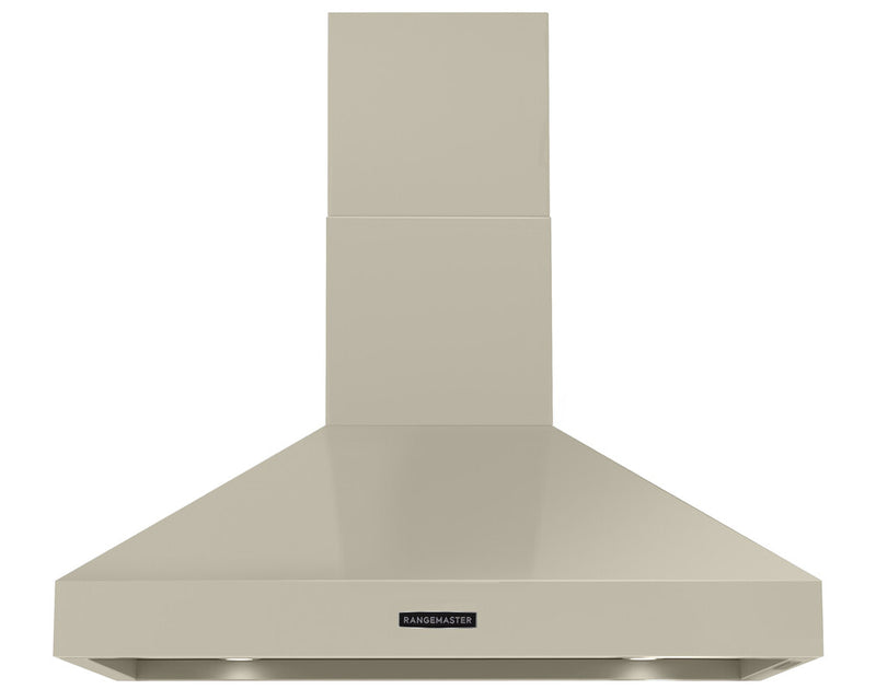 Rangemaster RDLXHD100PPCR/CM1 100 Deluxe Cooker Hood – Pale Cream / Chrome