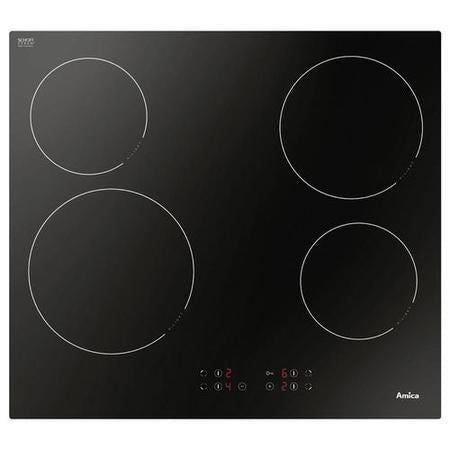 Amica ACH6420FR - Black 4 Zone Ceramic Hob