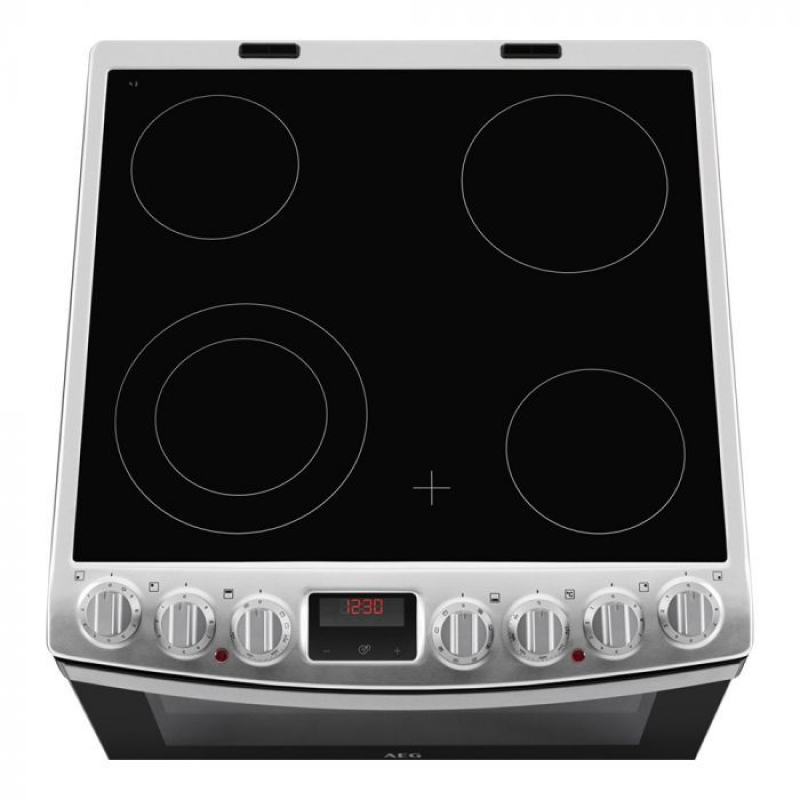 AEG CCB6740ACM - Stainless steel 4 Zone Electric Cooker - Catalytic cleaning - A/A energy