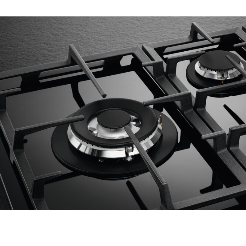 AEG HKB75820NB - Black 5 Zone Gas Hob