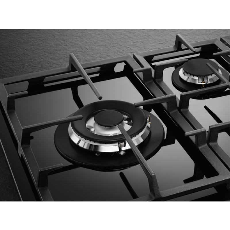 AEG HKB95820NB - Black 5 Zone Gas Hob