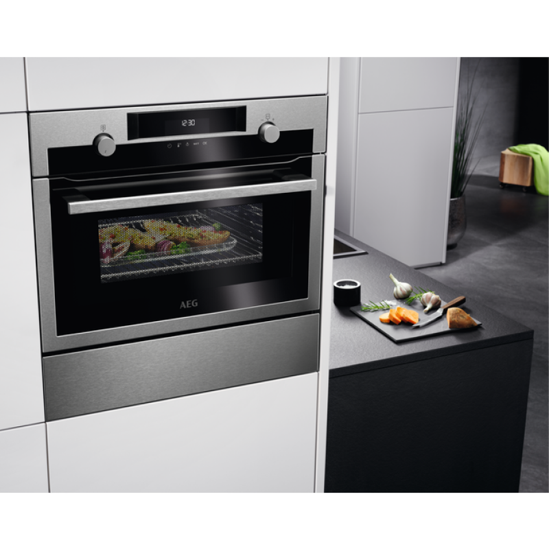 AEG KME565060M - Stainless steel Electric Single Oven