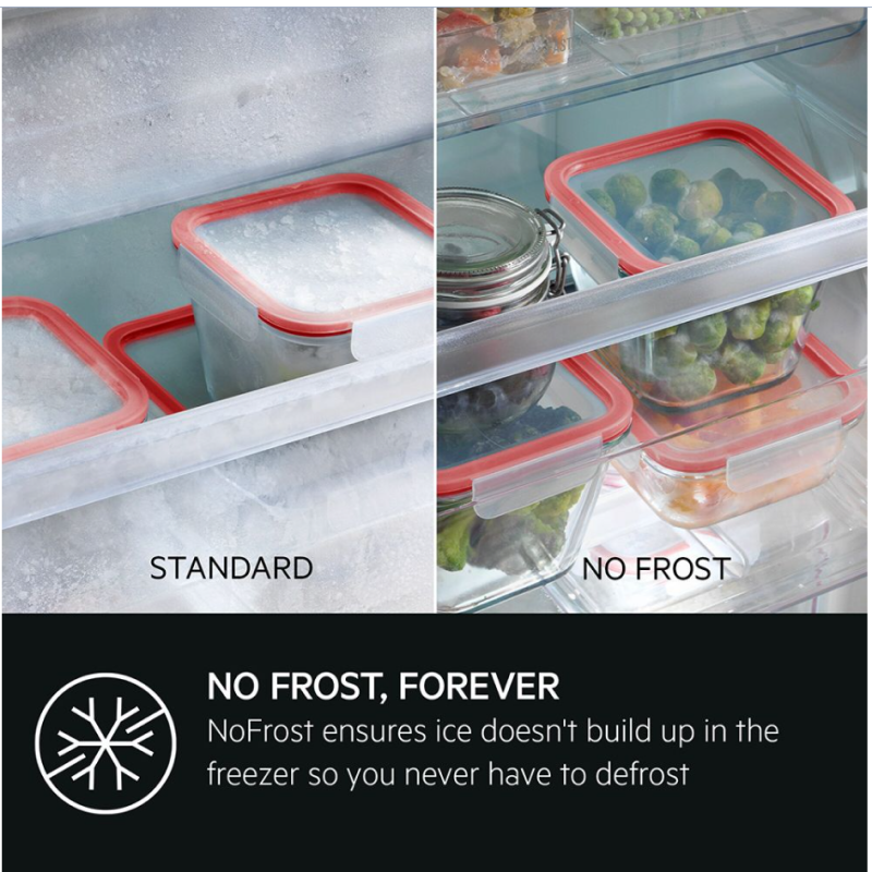 AEG OSC6N181ES - Integrated Frost Free Fridge Freezer - E energy