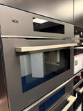 AEG TK9NK821T - Black Single Oven with Microwave - 44L Built-in - Display