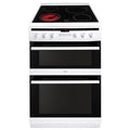 Amica AFC6550WH - White 4 Zone Electric Cooker - Catalytic cleaning - A/A energy