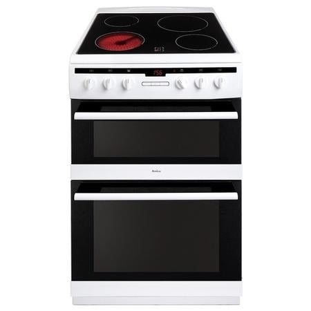 Amica AFC6550WH - White 4 Zone Electric Cooker - Catalytic cleaning - A/A energy