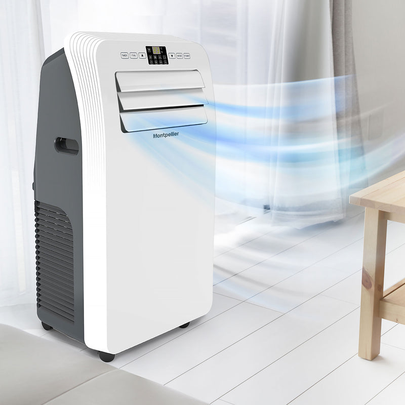 Montpellier MAC12000W - White Air Conditioning Unit - 12000 BTU - 4-in-1 System