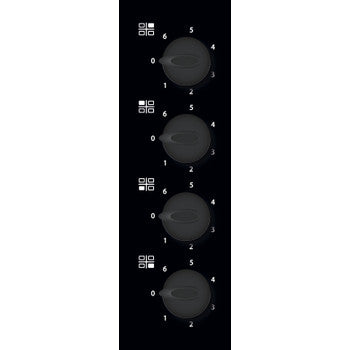 Whirlpool AKM 609 IX - Black 4 Zone Ceramic Hob