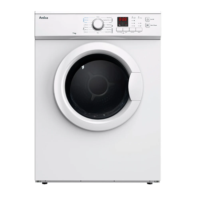 Amica ADV7CLCW - White 7KG Vented Dryer - C energy