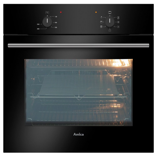 Amica ASC200BL - Black Built in Electric Single Oven - A energy