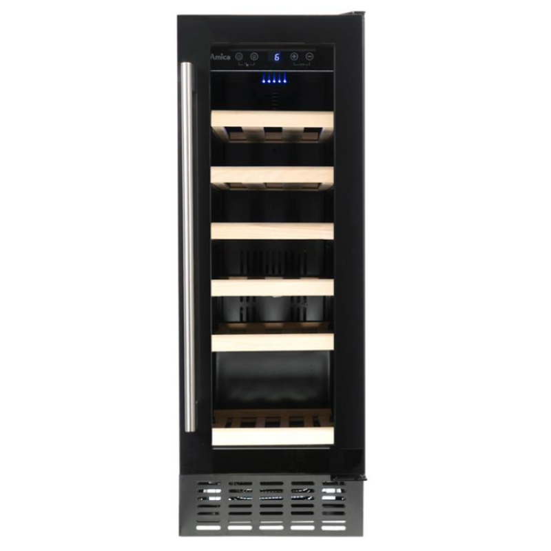 Amica AWC300BL - Black 19 Bottle Capacity Wine Cooler - G energy