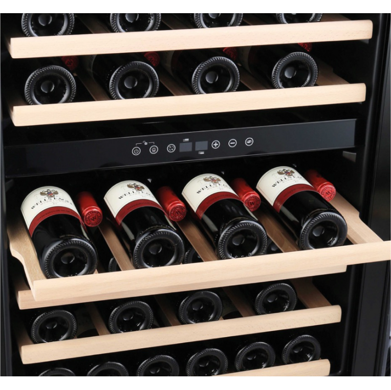 Amica AWC600BL - Black 46 Bottle Capacity Wine Cooler - G energy