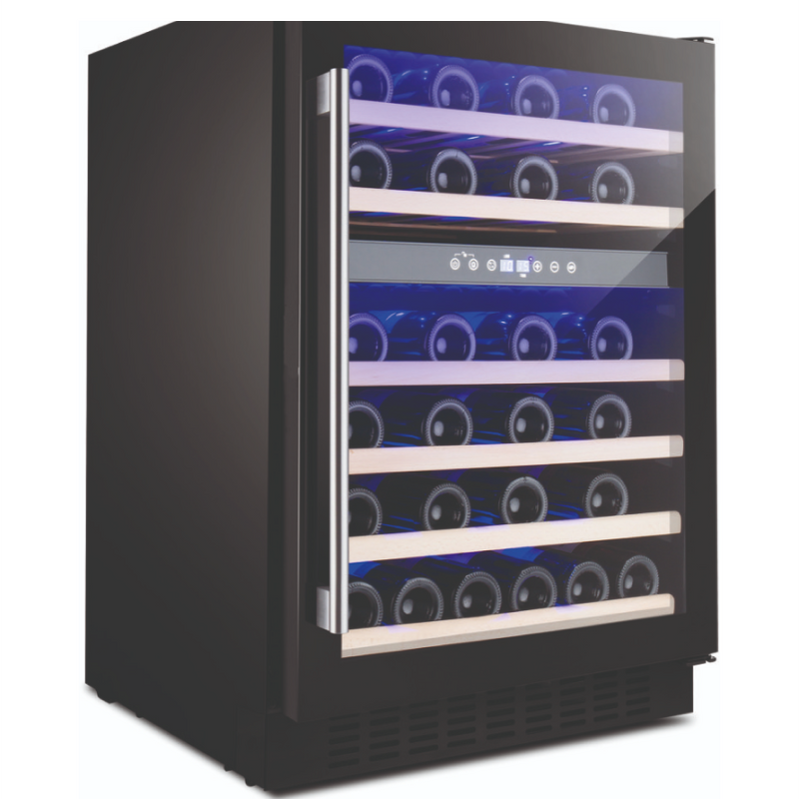 Amica AWC600BL - Black 46 Bottle Capacity Wine Cooler - G energy