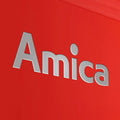 Amica FKR29653R - Red Fridge Freezer - 244L - F Energy