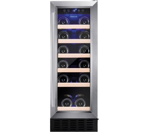 Amica AWC300SS - Stainless steel 19 Bottle Capacity Wine Cooler - G energy