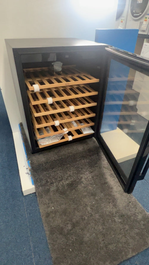 AEG AWUS052B5B - Black 52 Bottle Capacity Wine Cooler - F energy - Unboxed