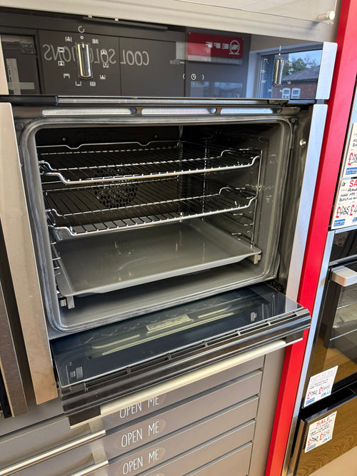 Neff B3ACE4HN0B - Slide and hide ® N50 Series Stainless steel Built in Electric Single Oven - Catalytic cleaning - A energy - Display