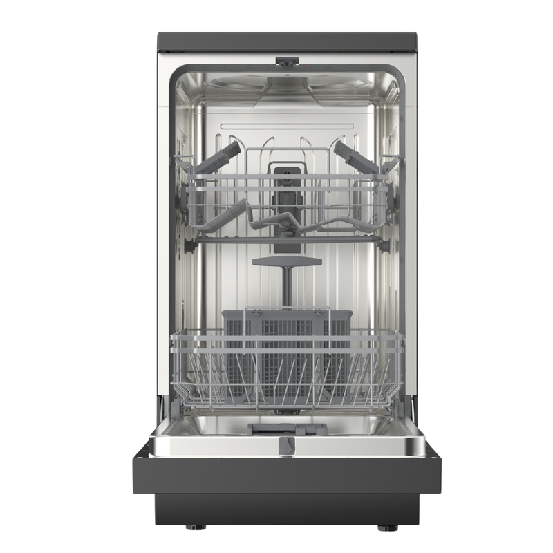 SIA SFSD459BL - Black 45cm Dishwasher - 9 Place Settings - E Energy Rating