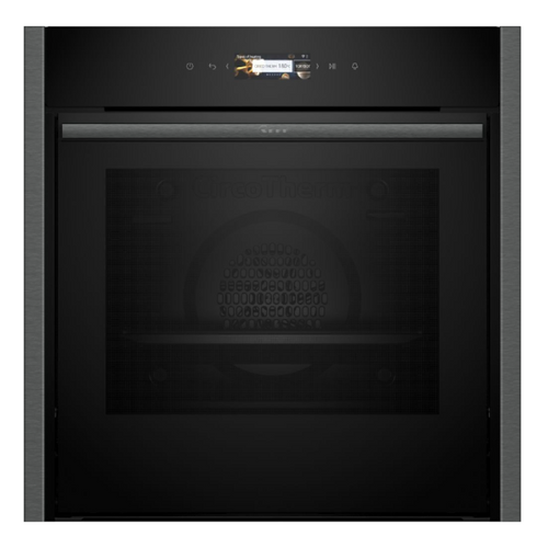 Neff B54CR71G0B - Slide and hide® N70 Series Graphite Built in Electric Single Oven - A+ energy