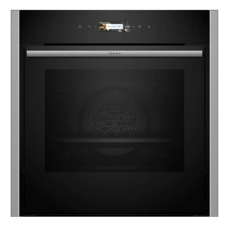 Neff B54CR71N0B - Slide and hide® N70 Series Stainless steel Built in Electric Single Oven - A+ energy