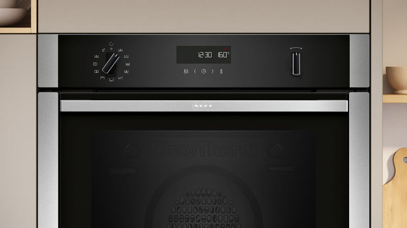 NEFF B6ACH7AN7B - Stainless Steel Single Oven - Built-In Electric - CircoTherm