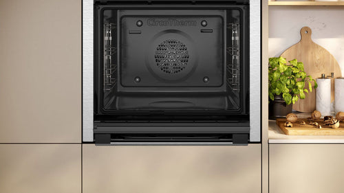 NEFF B6ACH7AN7B - Stainless Steel Single Oven - Built-In Electric - CircoTherm