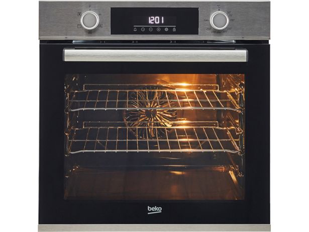 Beko BBAIF22300X - Stainless steel Built in Electric Single Oven - Steam Assisted cleaning - A energy - Display