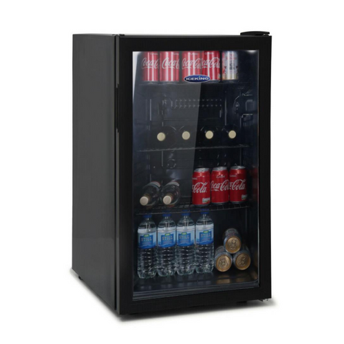 Iceking BC151K - Black Undercounter Fridge - E energy