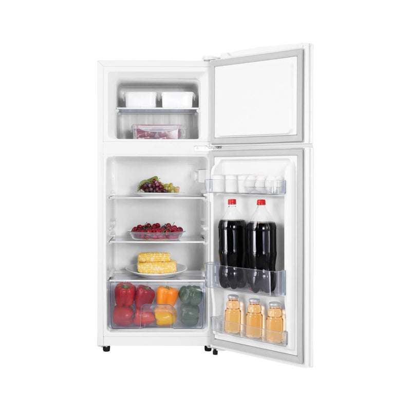 Teknix TM1148W - White Freestanding 80/20 Fridge Freezer - F energy