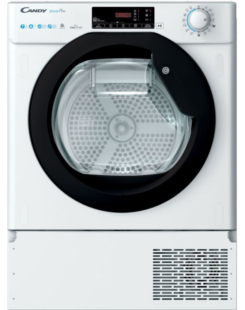 Candy BCTD H7A1TBE-80 - White Integrated 7KG Dryer - A+ energy - Display