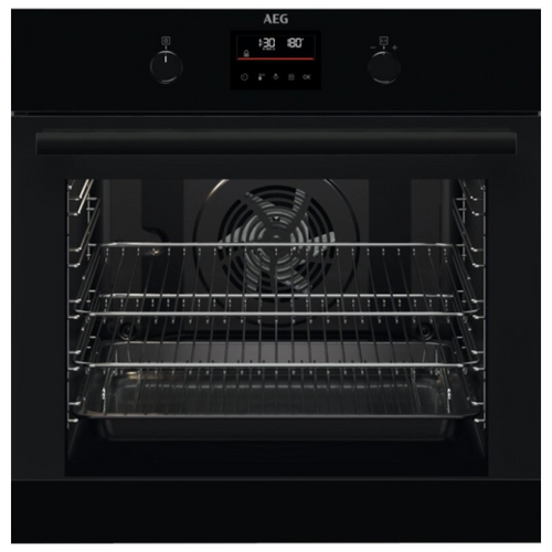 AEG BEB335061B - Black Built in Electric Single Oven - A+ energy