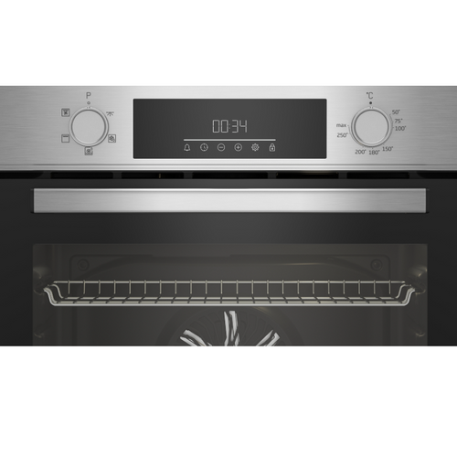 Beko BBAIF22300X - Stainless steel Built in Electric Single Oven - Steam Assisted cleaning - A energy - Display