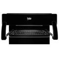 Beko KA52NEK - Black 4 Zone Gas Cooker - Manual cleaning - A energy