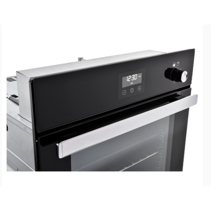 Belling BI602G BLK 444444792 - Black Built in Gas Single Oven - A energy