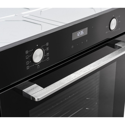 Belling BEL BI603MFC BLK 444411400 - Black Built in Electric Single Oven - Catalytic cleaning - A energy