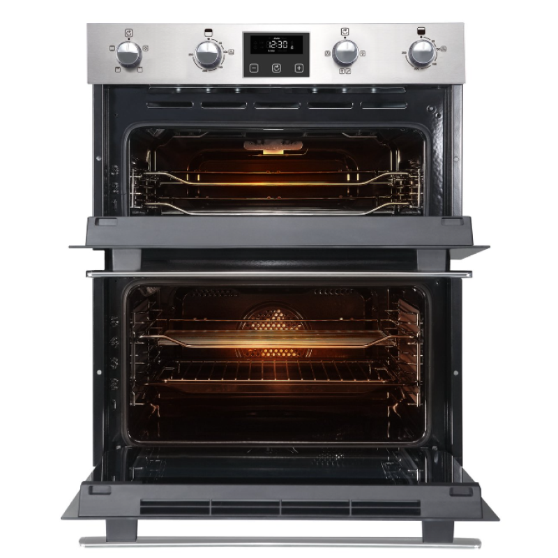 Belling BI702FPCT STA 444444783 - Stainless steel Built under Electric Double Oven - A energy