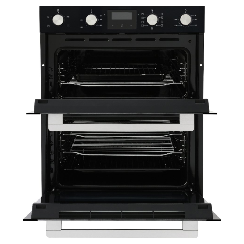 Belling BI703MFC BLK 444441630 - Black Built under Electric Double Oven - Catalytic cleaning - A/A energy