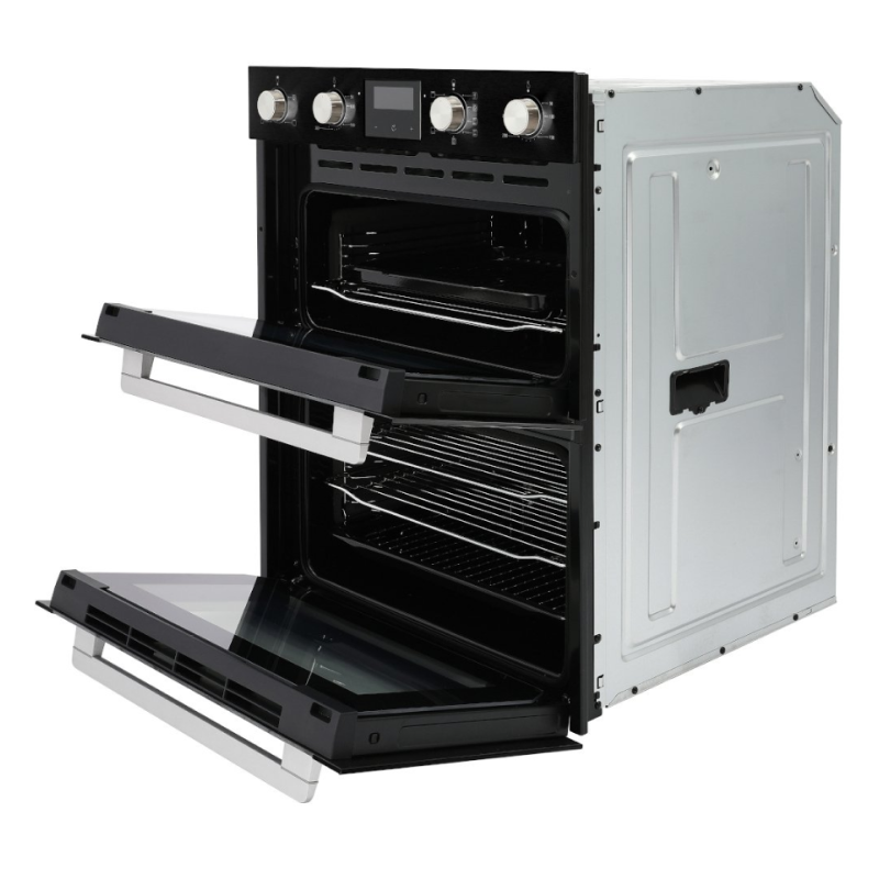 Belling BI703MFC BLK 444441630 - Black Built under Electric Double Oven - Catalytic cleaning - A/A energy