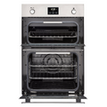 Belling BI902G STA 444444795 - Stainless steel Built in Gas Double Oven - A energy