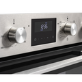 Belling BI903MFC STA 444411402 - Stainless steel Built in Electric Double Oven - Catalytic cleaning - A energy - Display