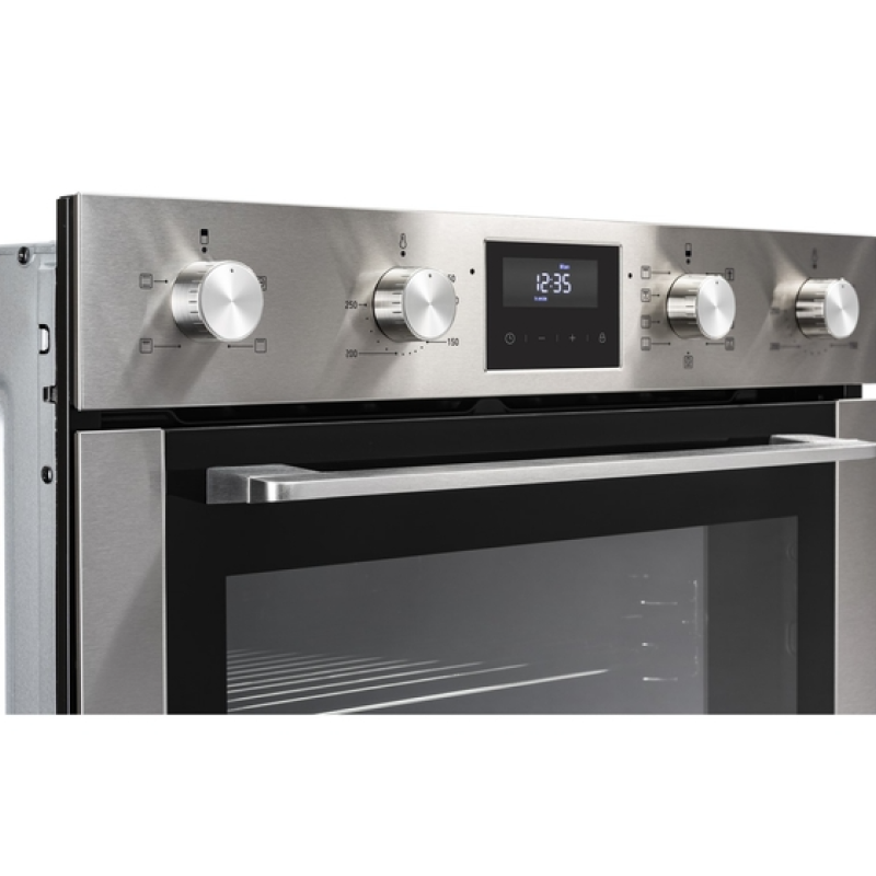 Belling BI903MFC STA 444411402 - Stainless steel Built in Electric Double Oven - Catalytic cleaning - A energy