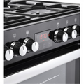 Belling COOKCENTRE 60G BLK - Black 4 Zone Gas Cooker - A+ energy