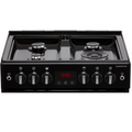 Belling FARMHOUSE 60G Blk 4444447 - Black 4 Zone Gas Cooker - A energy