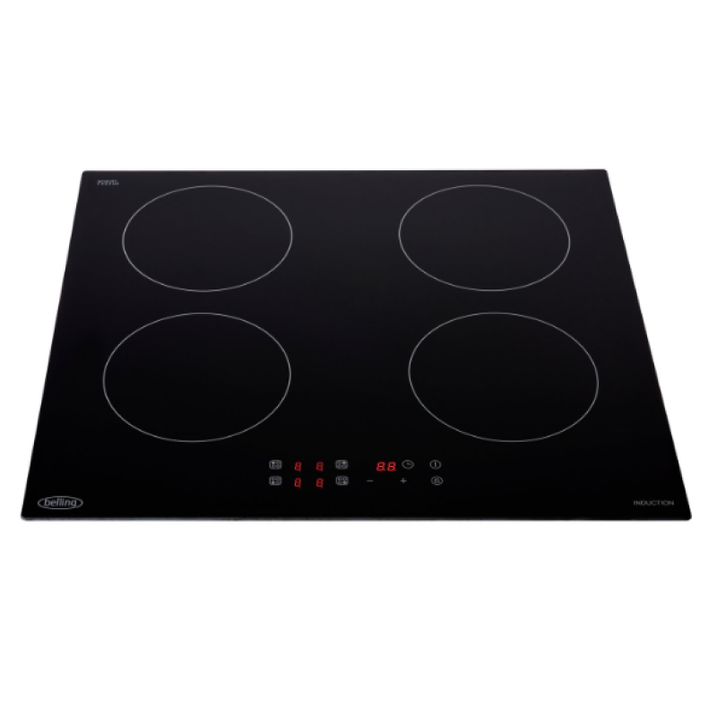 Belling IHT6013 BLK 444410125 - Black 4 Zone Electric Hob - Display